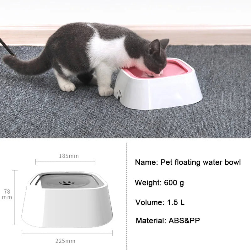 Healthy Drinking Habits | Large Capacity Pet Water Bowl with Anti-Spill Design