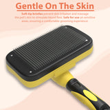 Effortless Grooming | Self-Cleaning Dog & Cat Brush for Easy Fur Removal