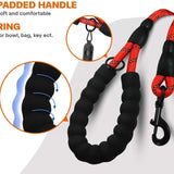 5FT Braided Rope Leash for Dogs | Strong Reflective Lead | Soft Comfort Grip | Medium/Large Dog Walks