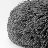 Washable Plush Donut Bed for Dogs and Cats | Calming Anti-Anxiety Pet Bed | Soft Faux Fur Surface | Sizes Small to XL
