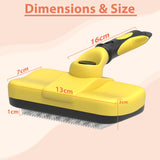 Effortless Grooming | Self-Cleaning Dog & Cat Brush for Easy Fur Removal