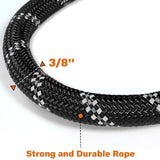 5FT Braided Rope Leash for Dogs | Strong Reflective Lead | Soft Comfort Grip | Medium/Large Dog Walks
