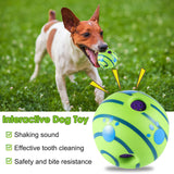 Funny Wobble Wag Giggle Ball Dog Play Training Pet Toy with Sound Hot No Harm