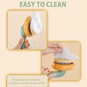 Reduce Shedding | Pumpkin Grooming Brush for a Softer, Healthier Cat Coat