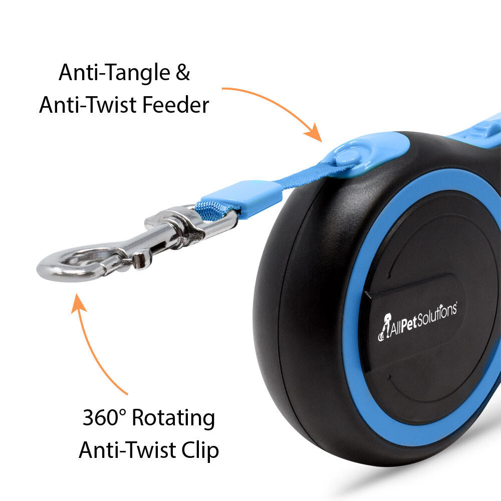 Retractable Dog Leash - Extending Tape Cord Available in 3M, 5M, and 8M, Supports Up to 50kg 