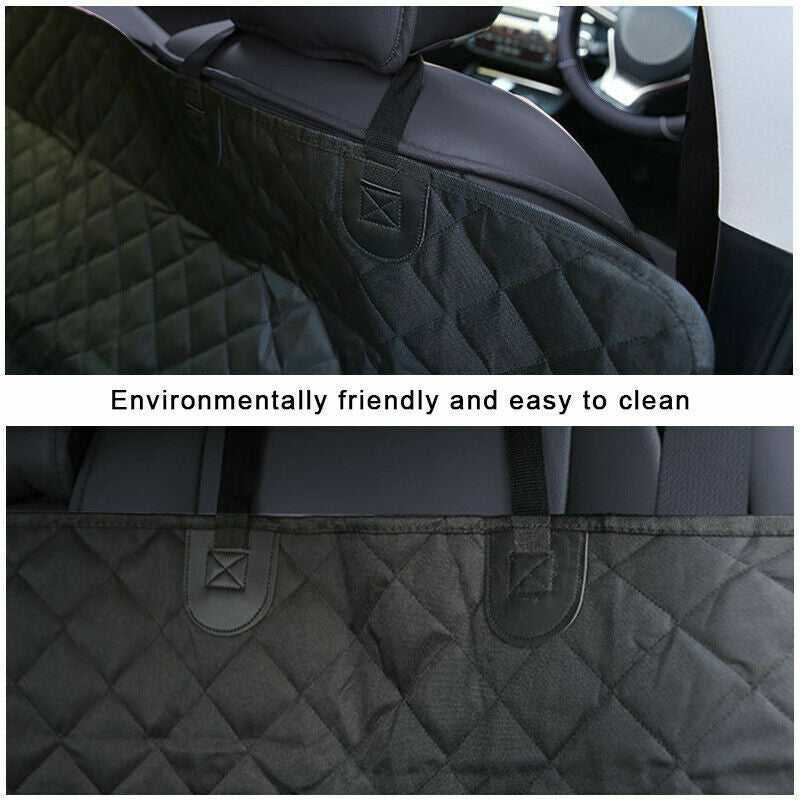 Dog Cat Car Hammock Cover | 100% Waterproof Pet Seat Protector | Rear Car Mat