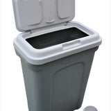 Pet Food Storage Grey Bin | Airtight Sealed Container for Dog, Cat, Bird and Rabbit Food