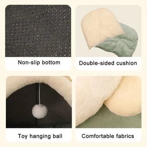Safe & Snug | Soft Cat Bed Basket for Warm, Supportive Relaxation pet round dog