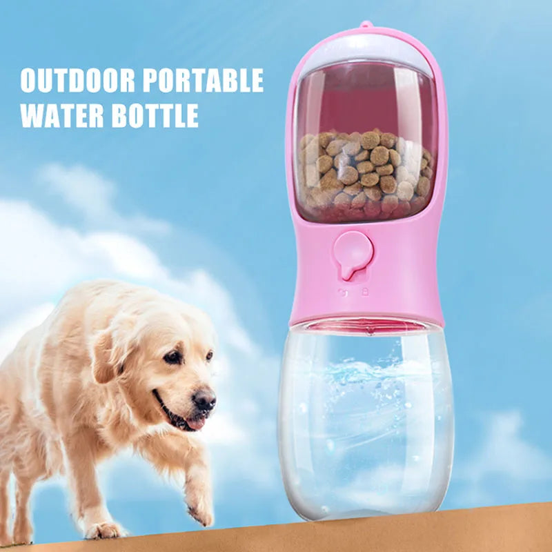 Compact & Convenient | 2-in-1 Water & Food Bottle for Outdoor Adventures