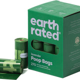 Dog Poo Bags, Guaranteed Leak Proof and Extra Thick Waste Bag Refill Rolls for Dogs, Lavender Scented, 270 Count