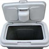 Pet Food Storage Grey Bin | Airtight Sealed Container for Dog, Cat, Bird and Rabbit Food