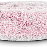 Washable Plush Donut Bed for Dogs and Cats | Calming Anti-Anxiety Pet Bed | Soft Faux Fur Surface | Sizes Small to XL