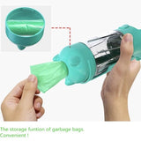 Portable Pet Water Bottle | 2-in-1 Dog Dispenser with Poo Bags | Travel Hydration & Cleanup