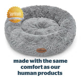 Reduce Pet Anxiety | Silentnight Doughnut Bed with Plush, Soft Fabric