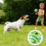 Funny Wobble Wag Giggle Ball Dog Play Training Pet Toy with Sound Hot No Harm