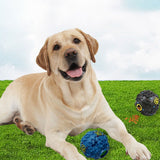 Pet Dog Giggle Ball Tough Treat Sound Activity Training Squeaky Chew Fun Toys