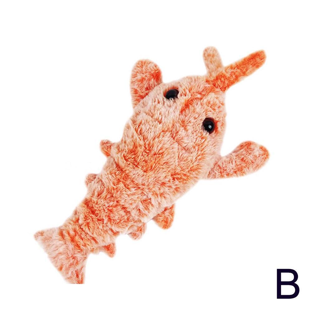 Electric Shrimp Cat Toy | Lifelike Motion Toy for Cats | USB Charging | Soft Washable Fabric