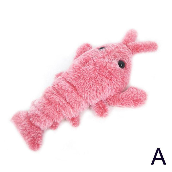 Electric Shrimp Cat Toy | Lifelike Motion Toy for Cats | USB Charging | Soft Washable Fabric