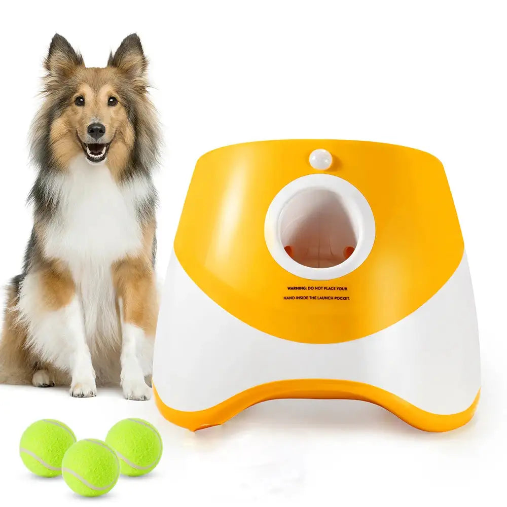 Dog-Friendly Tennis Ball Launcher | Engage & Train with Adjustable Range