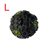 Dog Giggle Ball | Tough Treat-Dispensing Sound Toy | Fun Squeaky Chew and Training Activity