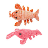 Keep Cats Happy & Active | Lifelike Shrimp Toy with Washable Fabric| Electric USB Charging