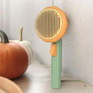 Reduce Shedding | Pumpkin Grooming Brush for a Softer, Healthier Cat Coat