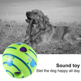 Funny Wobble Wag Giggle Ball Dog Play Training Pet Toy with Sound Hot No Harm