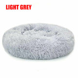 Extra Large Plush Calming Donut Bed for Dogs and Cats