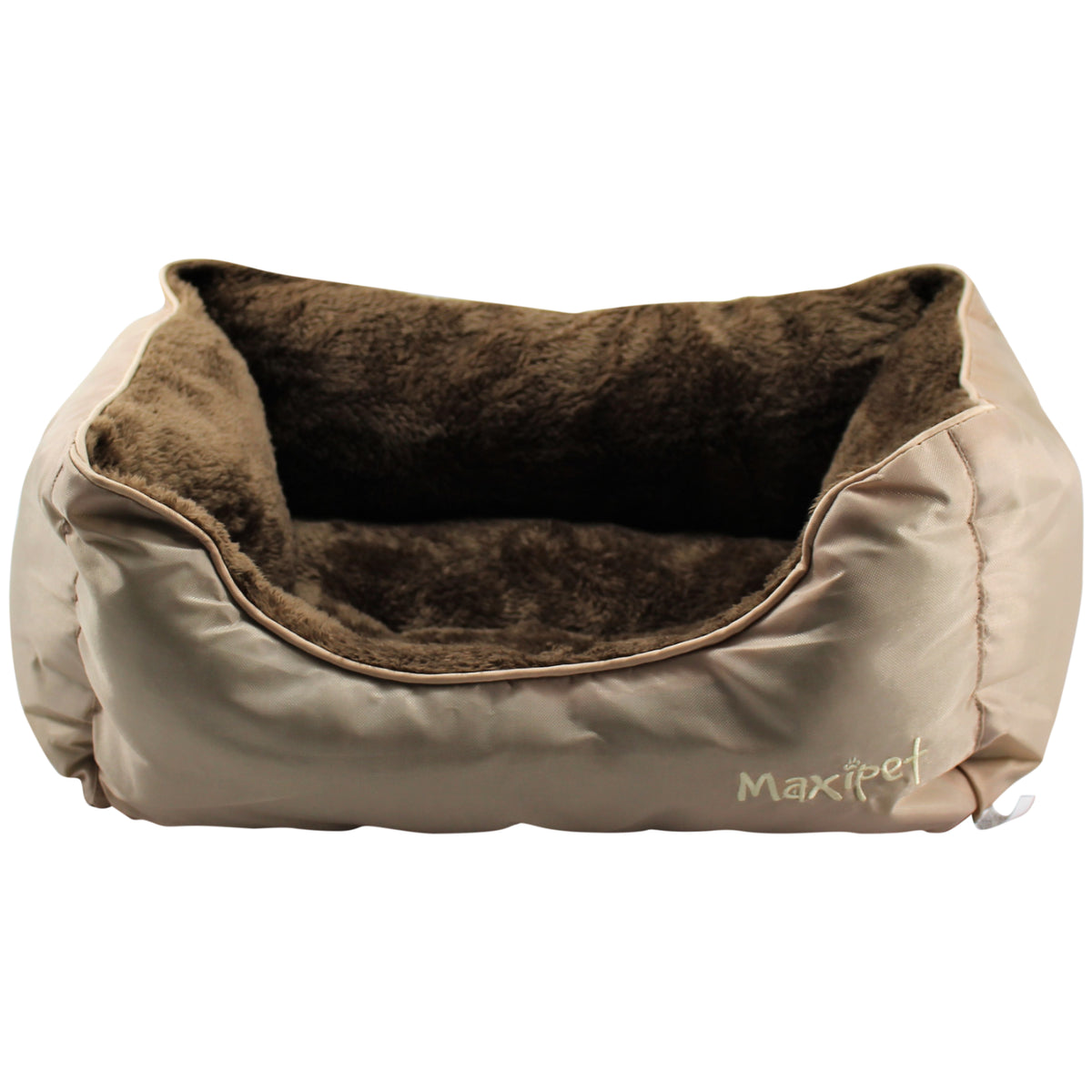 Dog Pet Bed Warm Basket Bed Deluxe Soft Washable Cushion with Fleece Lining