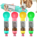 Portable Pet Water Bottle | 2-in-1 Dog Dispenser with Poo Bags | Travel Hydration & Cleanup