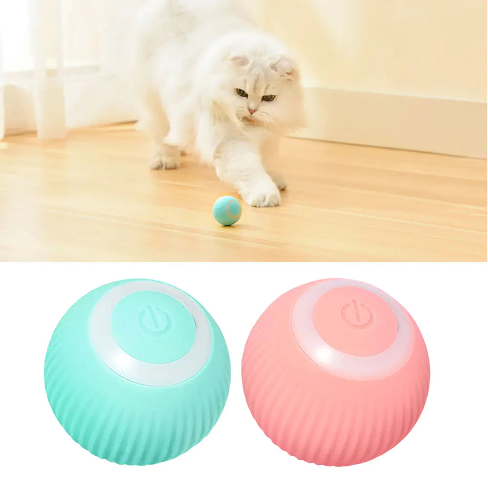 Keep Kittens Engaged | Self-Moving Cat Anxiety Ball for Active & Happy Pets