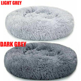 Extra Large Plush Calming Donut Bed for Dogs and Cats