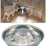 Puppy Weaning Bowl | Stainless Steel Pet Dish | Feeding Bowl for Dogs, Cats, and Litter Feeding
