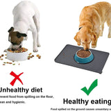 Cat Dog Food Mat for Pet Feeding Bowl Floors Waterproof Non Slip Silicone