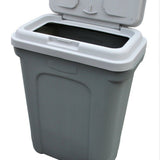Pet Food Storage Grey Bin | Airtight Sealed Container for Dog, Cat, Bird and Rabbit Food