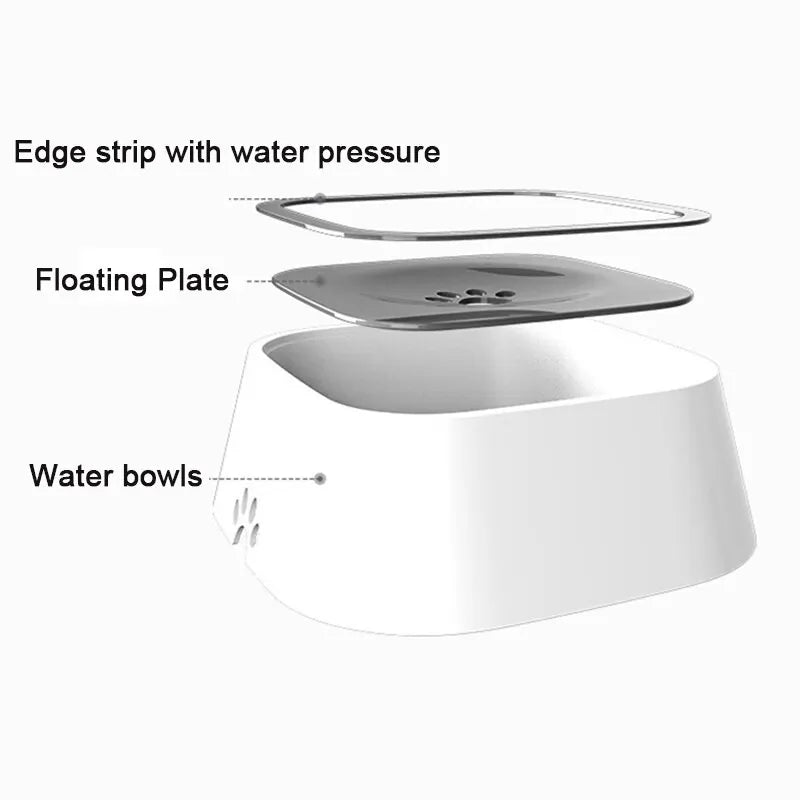 Healthy Drinking Habits | Large Capacity Pet Water Bowl with Anti-Spill Design