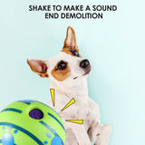 Funny Wobble Wag Giggle Ball Dog Play Training Pet Toy with Sound Hot No Harm