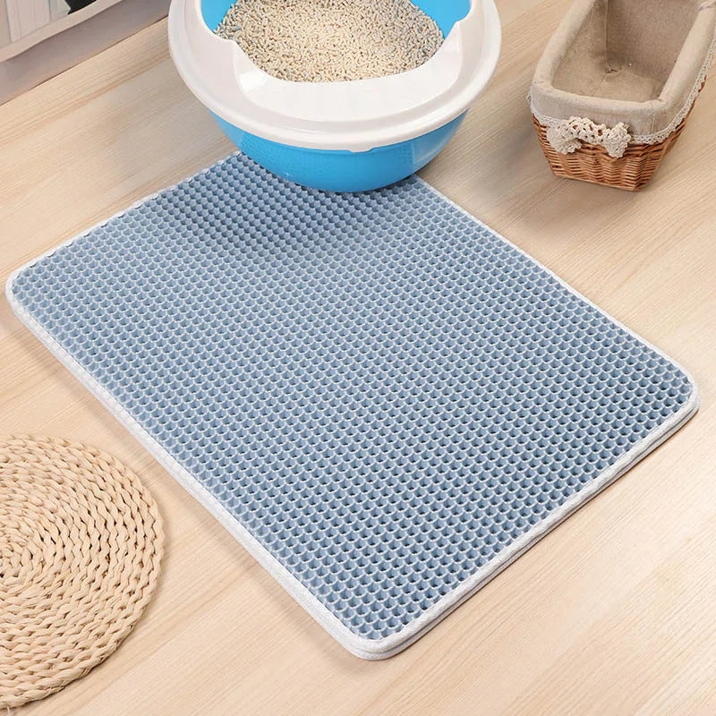 Keep Paws & Floors Clean | Non-Slip Pet Litter Mat with Moisture Absorption