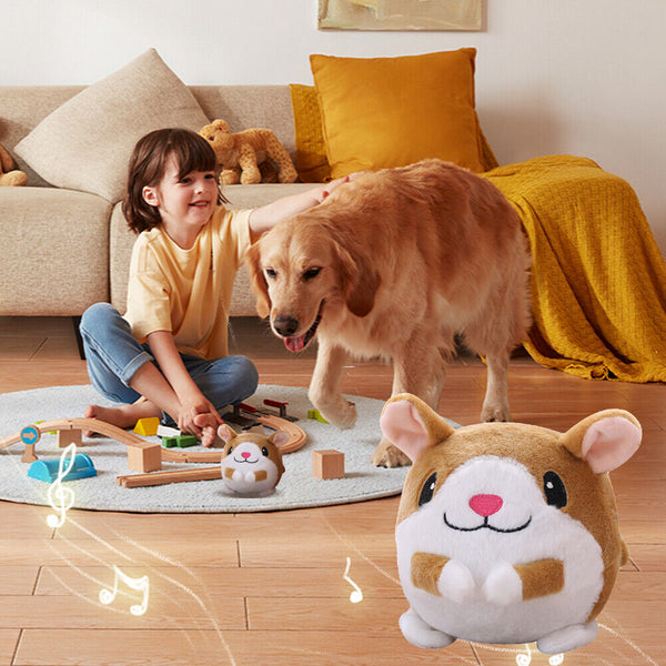 Puppy Dog Balls Bouncing Jump Talking Ball Toy Electronic Interactive Plush Ball