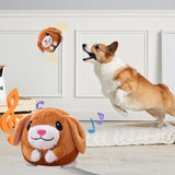 Puppy Dog Balls Bouncing Jump Talking Ball Toy Electronic Interactive Plush Ball