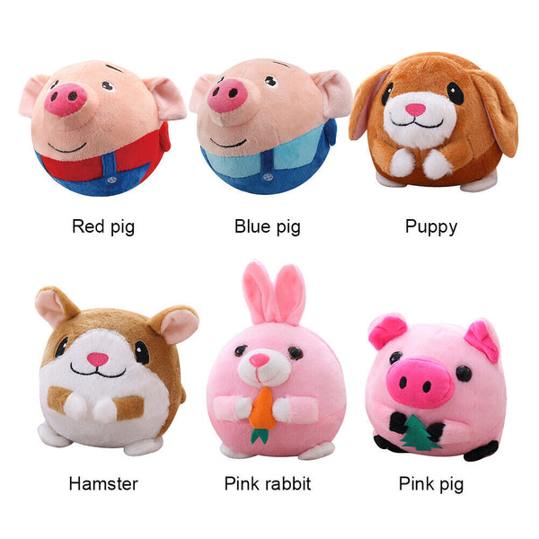 Puppy Dog Balls Bouncing Jump Talking Ball Toy Electronic Interactive Plush Ball
