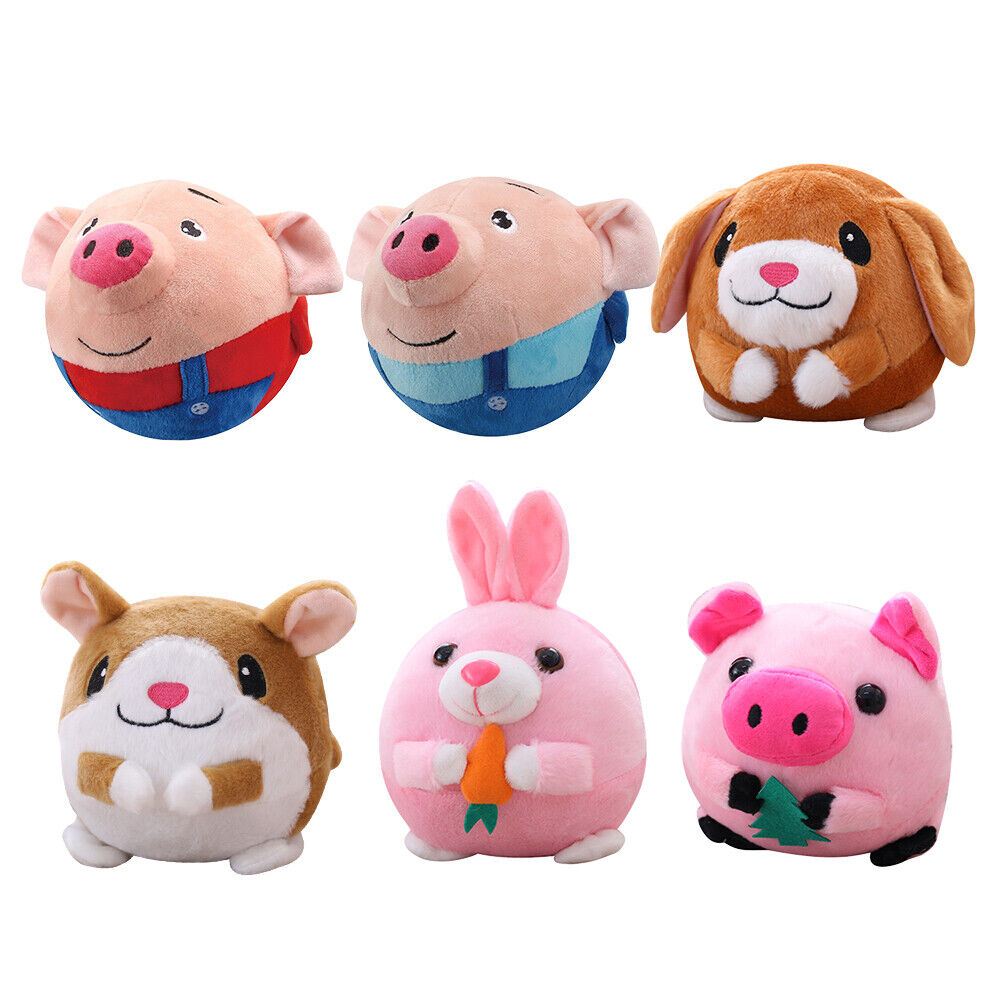 Puppy Dog Balls Bouncing Jump Talking Ball Toy Electronic Interactive Plush Ball