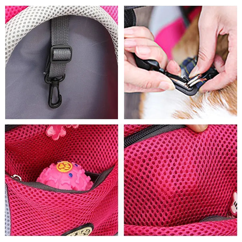 Perfect for Adventures | Pet Carrier Backpack with Adjustable Straps & Ventilation